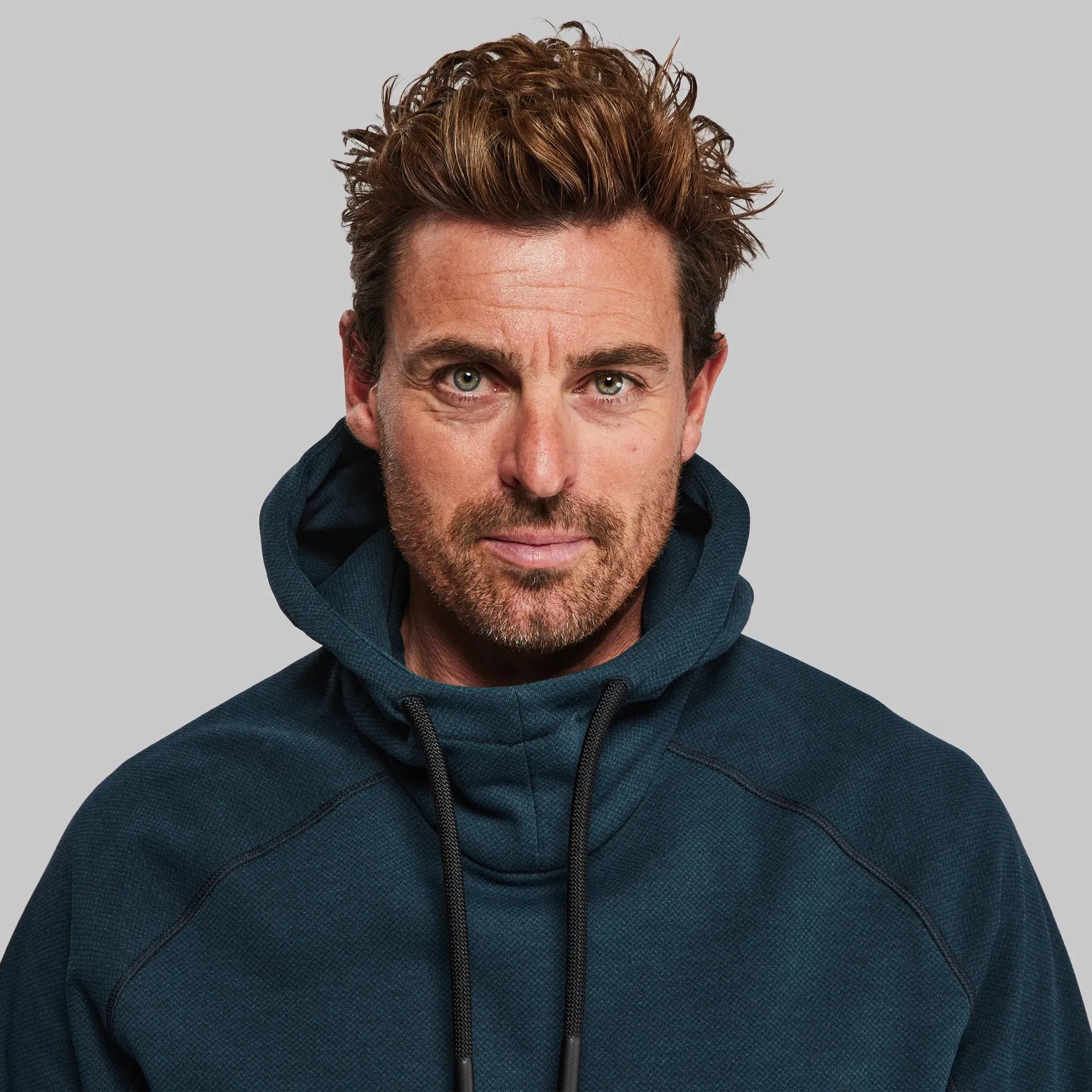 100 Year Overhead Hoodie. Petrol Blue edition