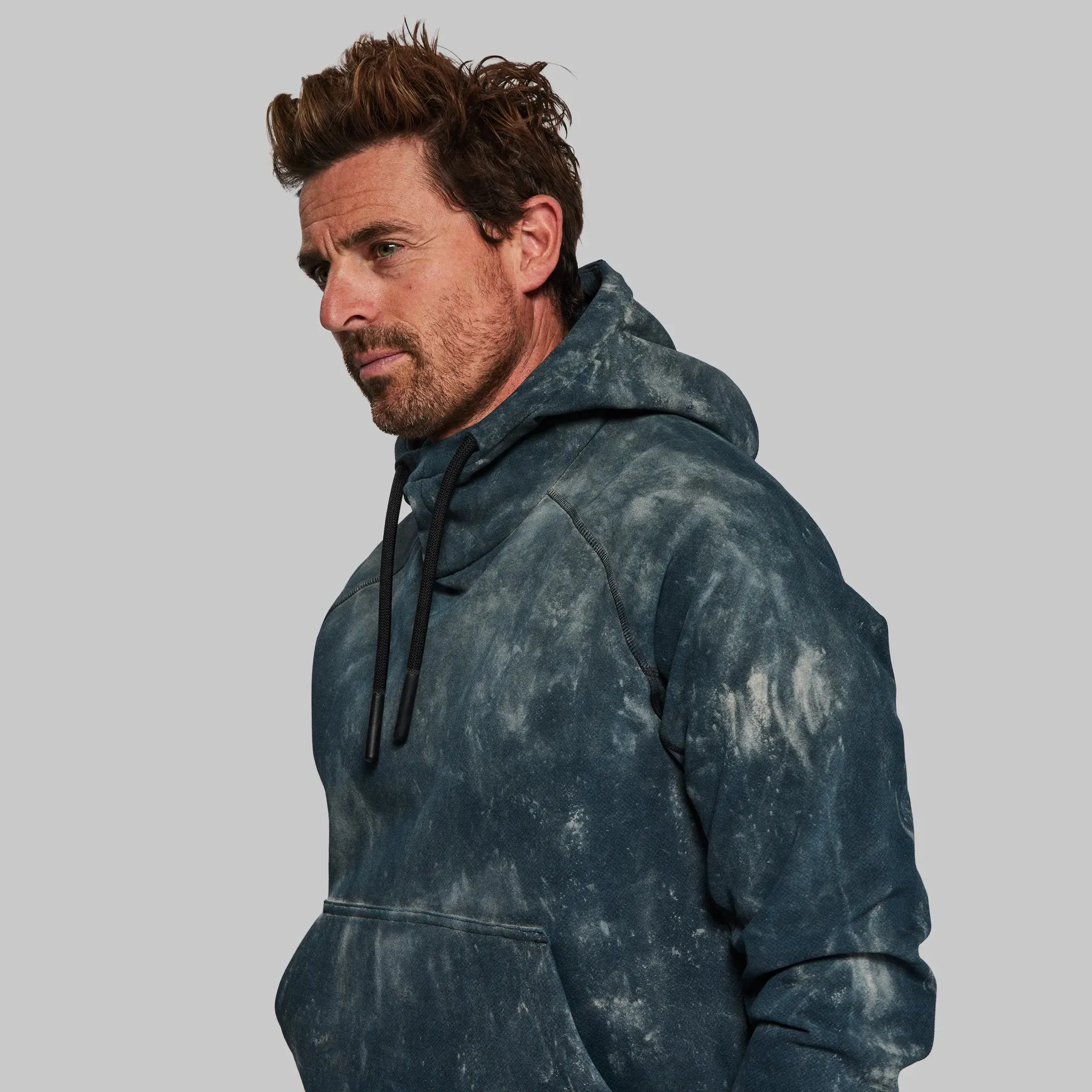100 Year Overhead Hoodie. Petrol Blue edition