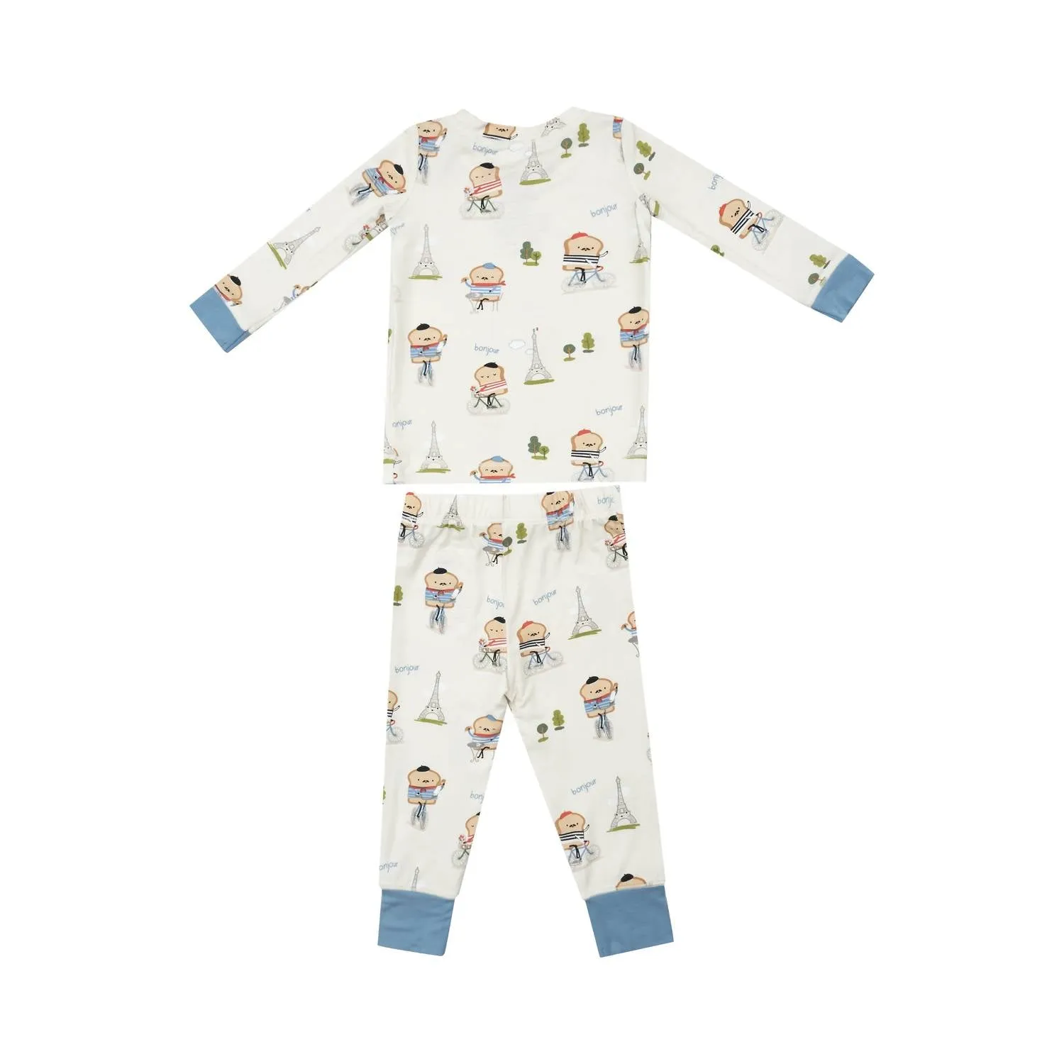 Angel Dear - Kid's French Toast Long Sleeve Loungewear Set