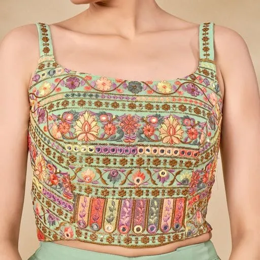 ARYA DESIGNS VOLUME 40 GEORGETTE KURTI WITH BOTTOM AND JACKET