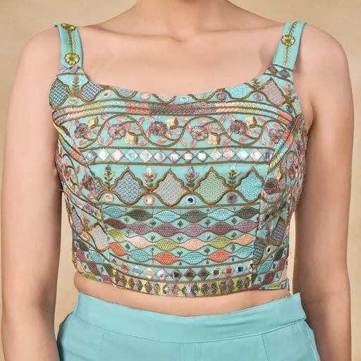 ARYA DESIGNS VOLUME 40 GEORGETTE KURTI WITH BOTTOM AND JACKET