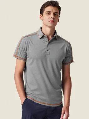 Athletic Contrast Trim Polo Tee