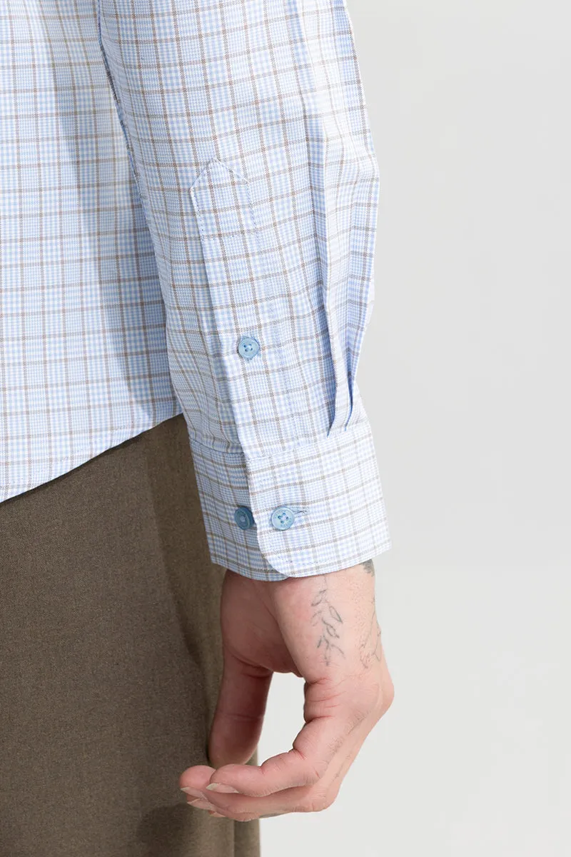 Balanced Checks Blue Shirt