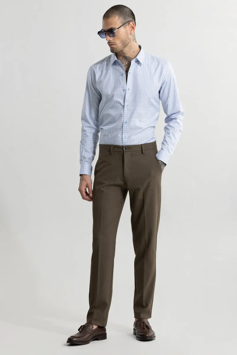 Balanced Checks Blue Shirt