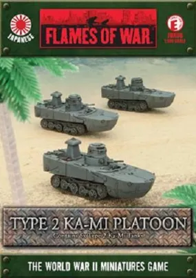 Battlefront Miniatures Flames of War Japanese Type 2 Ka-Mi Platoon FOW JBX06