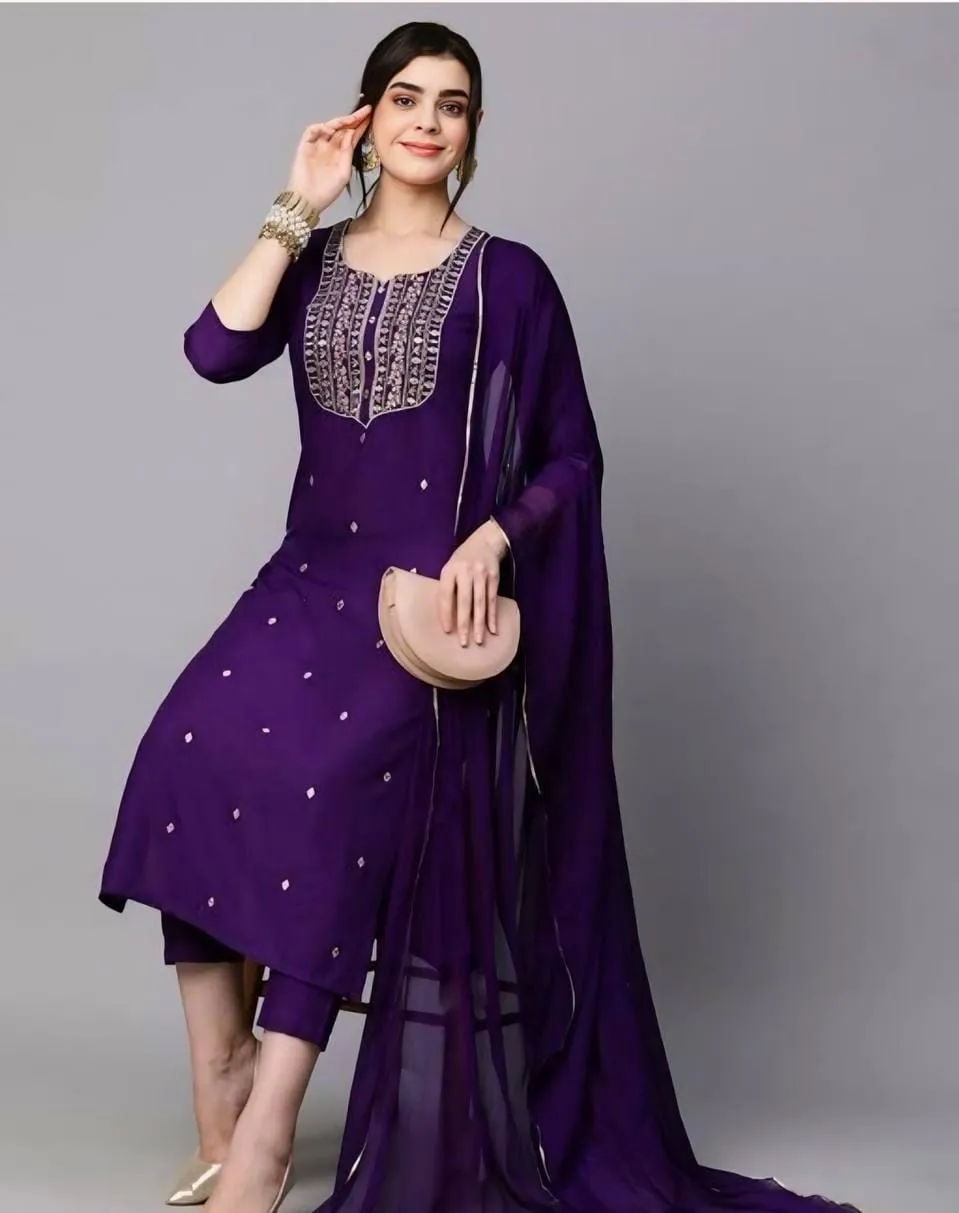 Beautiful Designer Party Wear Alia Cut Salwar Suit