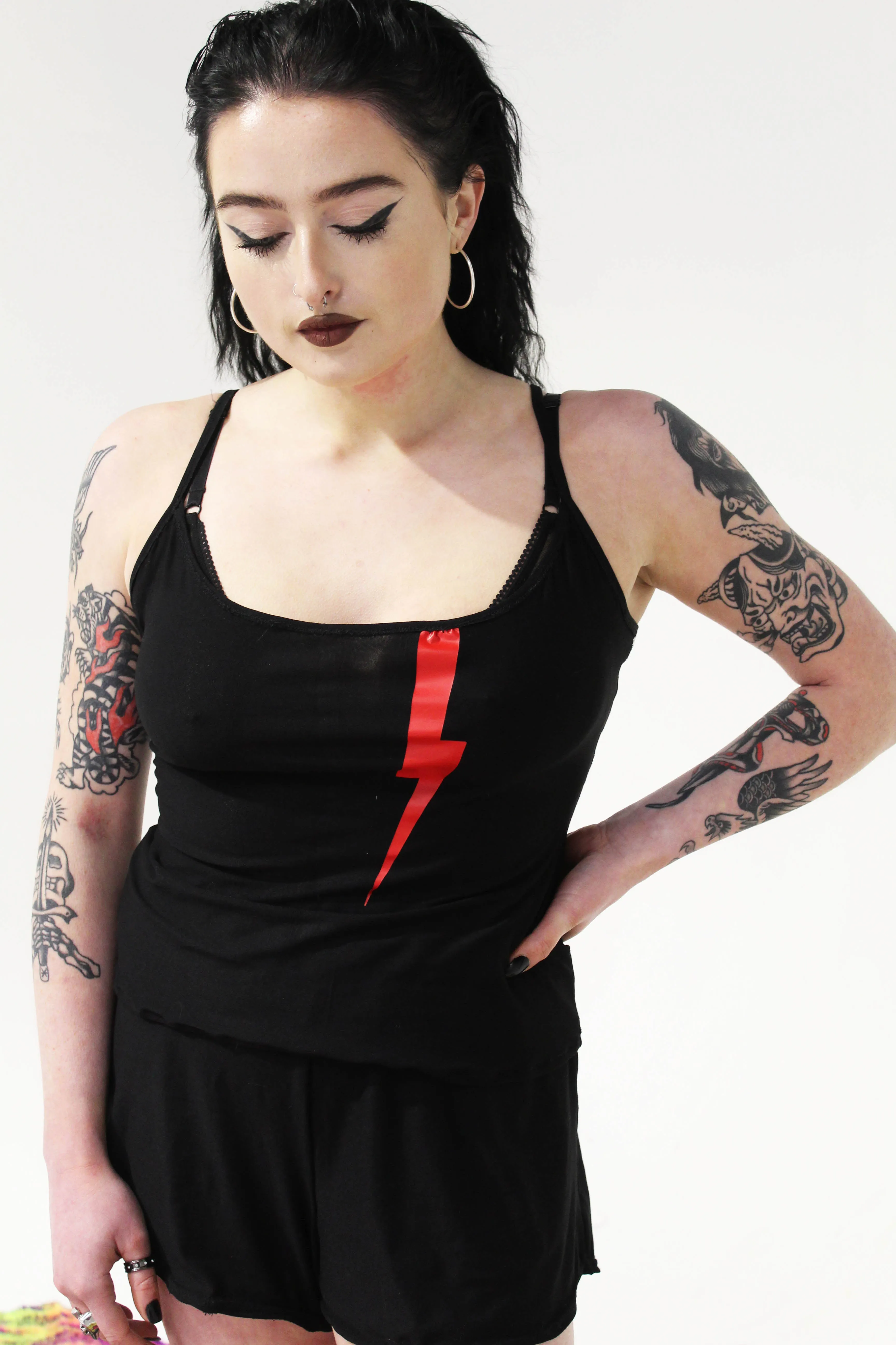 Black lounge shorts