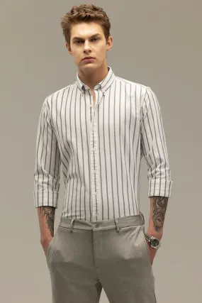 Bodil White Striped Shirt