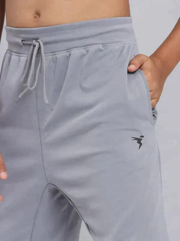 Boys Solid Slim Fit Shorts with TECHNO COOL 