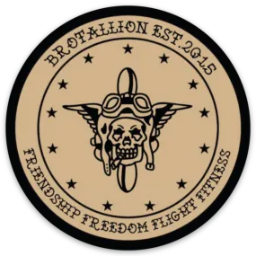 Brotallion Traditional Mantra Sticker