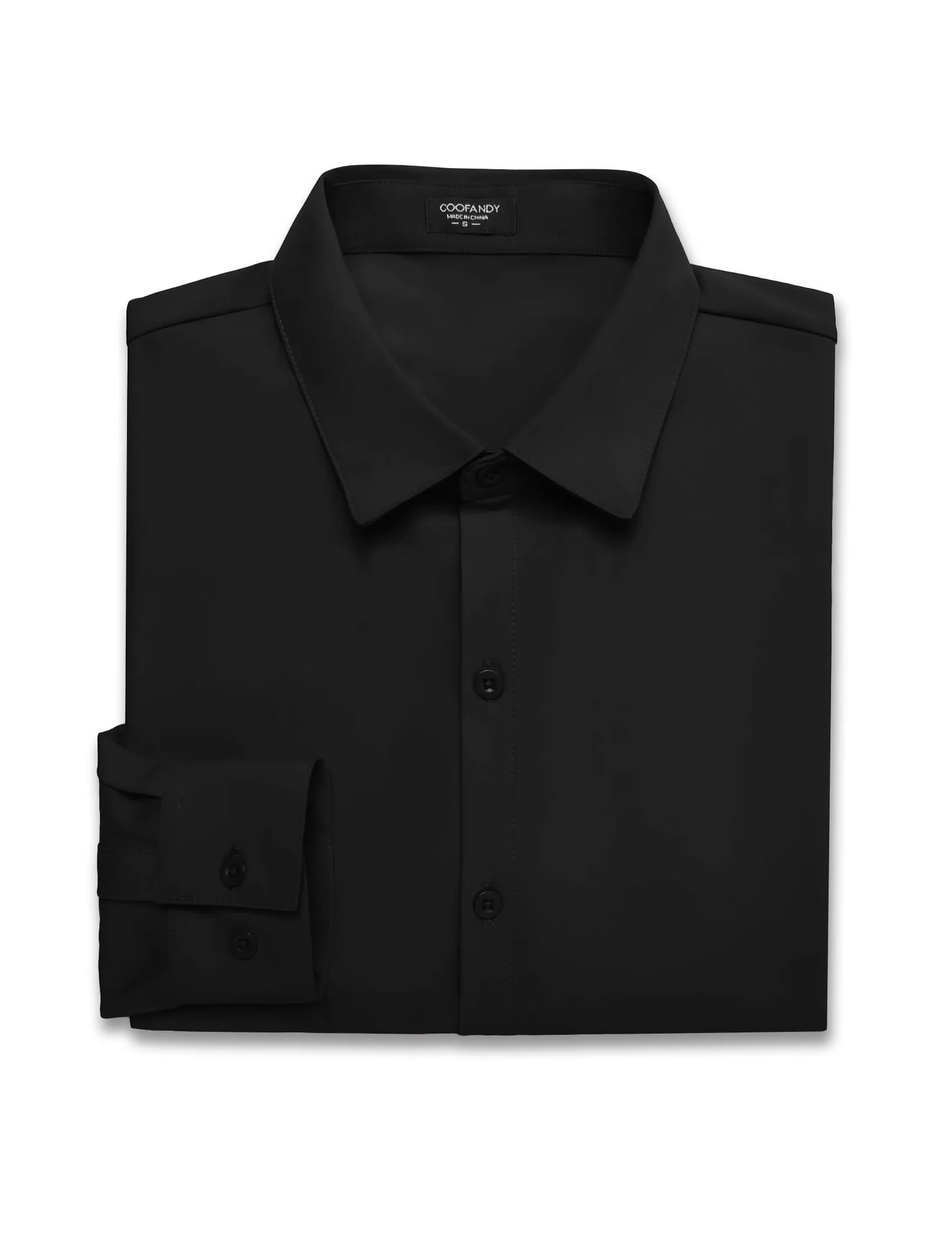 COOFANDY Men's Muscle Fit Dress Shirts Wrinkle-Free Long Sleeve Casual Button Down Shirts