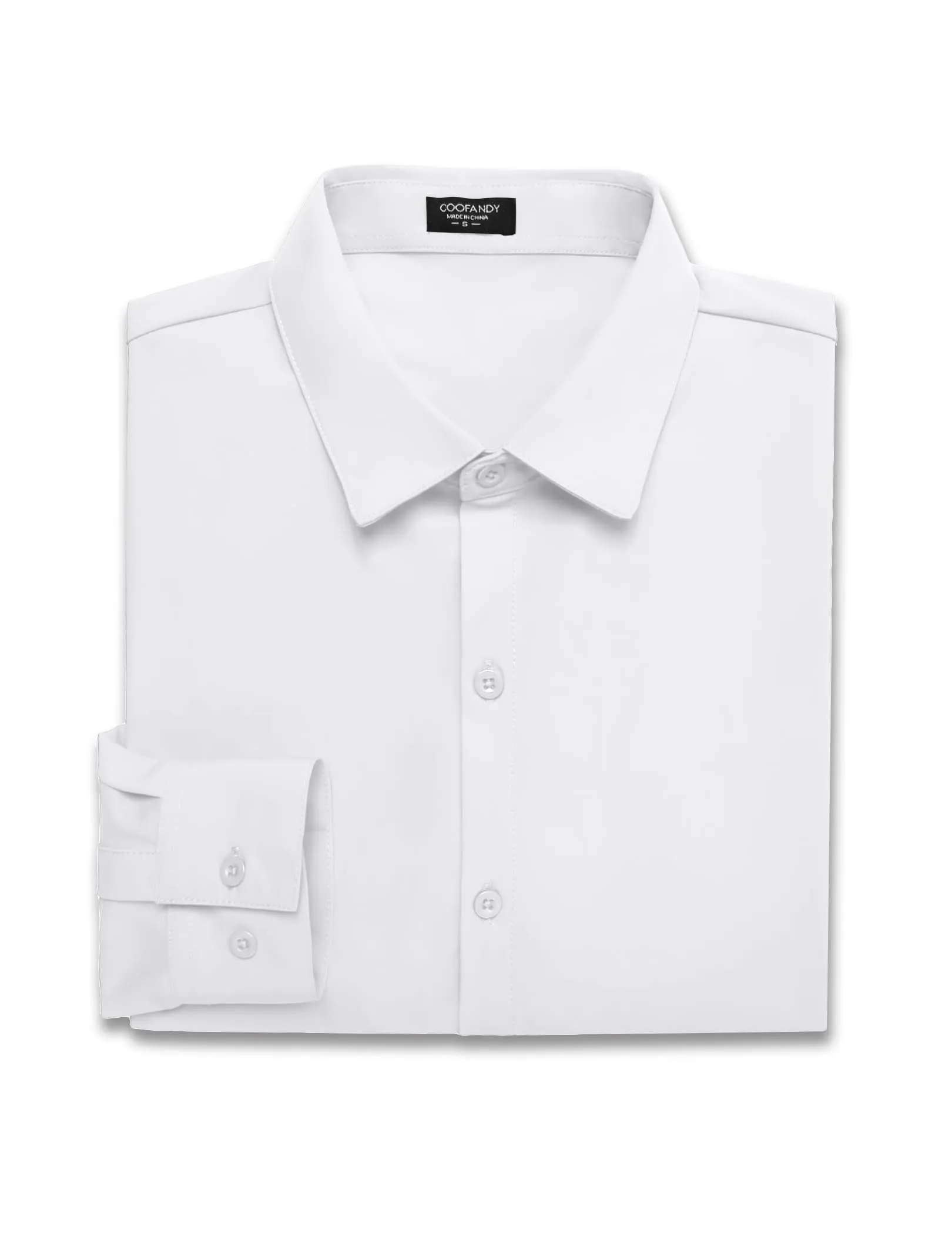 COOFANDY Men's Muscle Fit Dress Shirts Wrinkle-Free Long Sleeve Casual Button Down Shirts