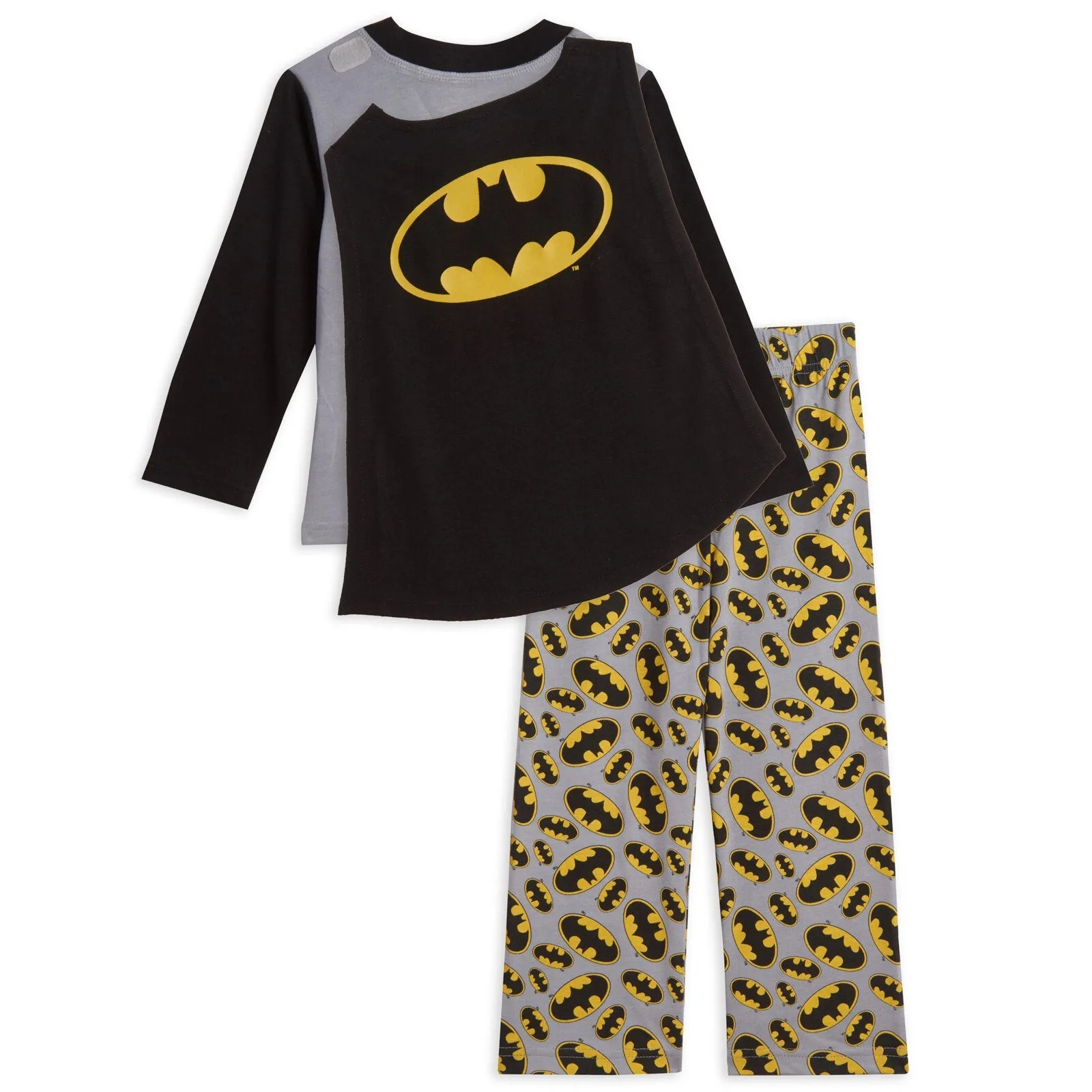 DC Comics Justice League Batman Pullover Pajama Shirt and Pants Sleep Set