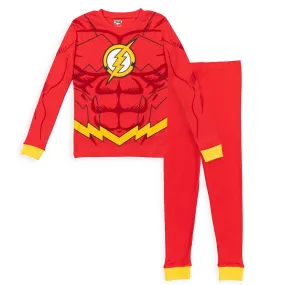 DC Comics Justice League The Flash Pullover Pajama Shirt and Pants Sleep Set