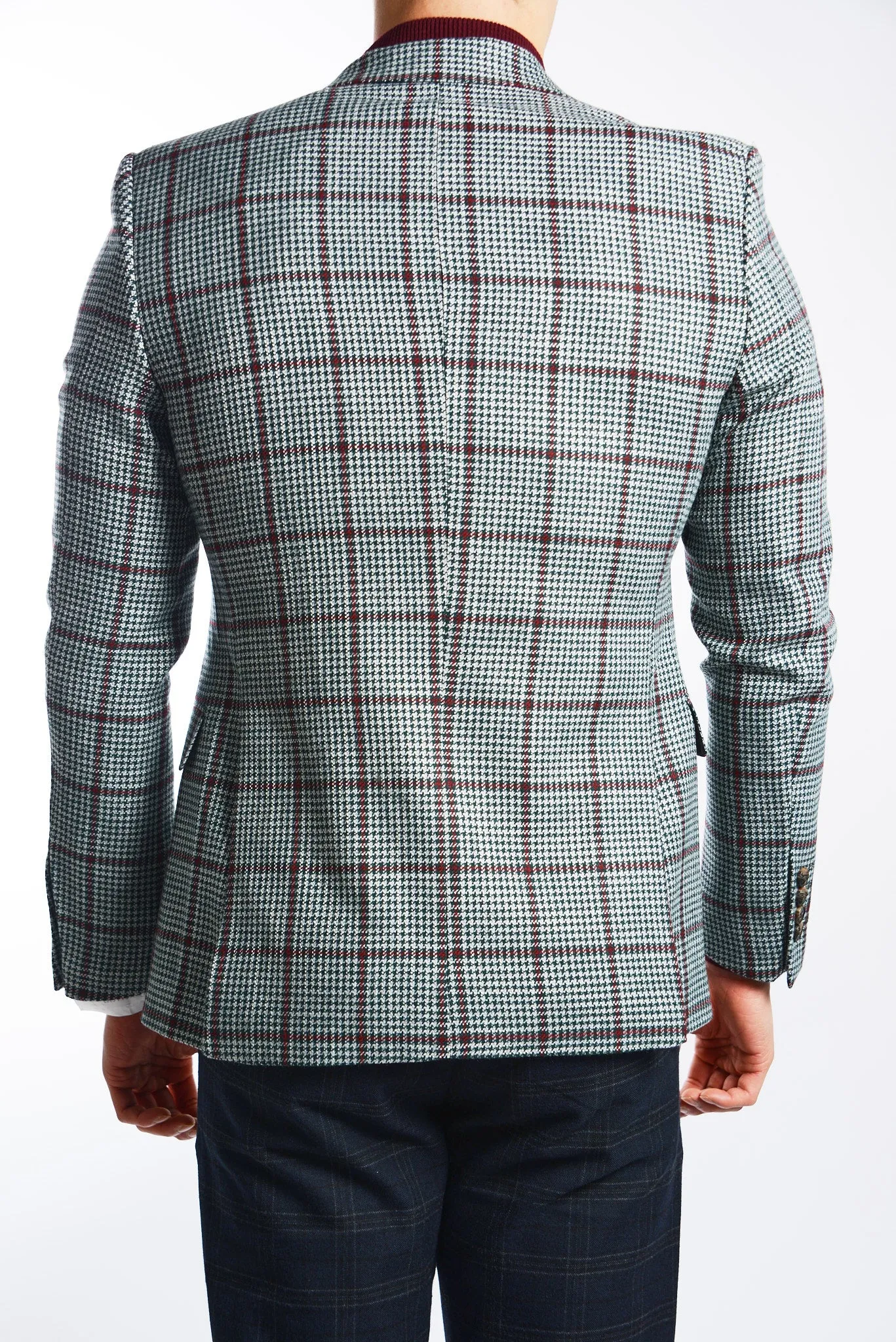 DT Windowpane Euro Sport Coat