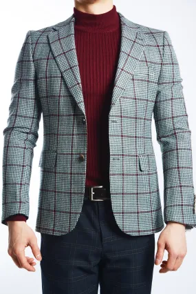 DT Windowpane Euro Sport Coat