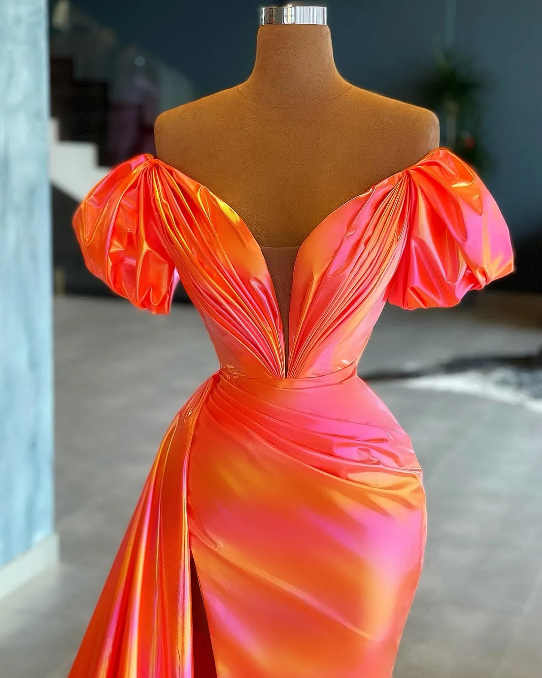 Enchanting Off-Shoulder Evening Dress