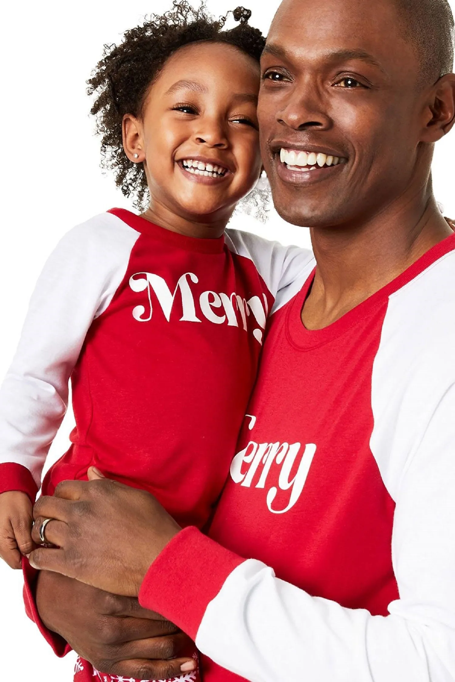 Family Pajamas Kids' Merry Pajama Set, Merry Red & White, 2T-3T