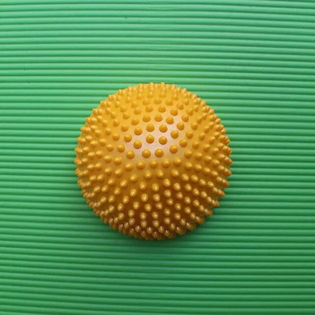 FDBRO Yoga Yoga Half Ball Physical Fitness Appliance Exercise Balance Ball GYM Point Massage Stepping Stones  Balance Pods