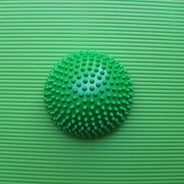 FDBRO Yoga Yoga Half Ball Physical Fitness Appliance Exercise Balance Ball GYM Point Massage Stepping Stones  Balance Pods