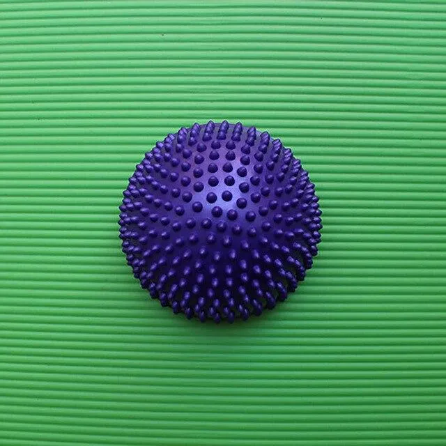 FDBRO Yoga Yoga Half Ball Physical Fitness Appliance Exercise Balance Ball GYM Point Massage Stepping Stones  Balance Pods