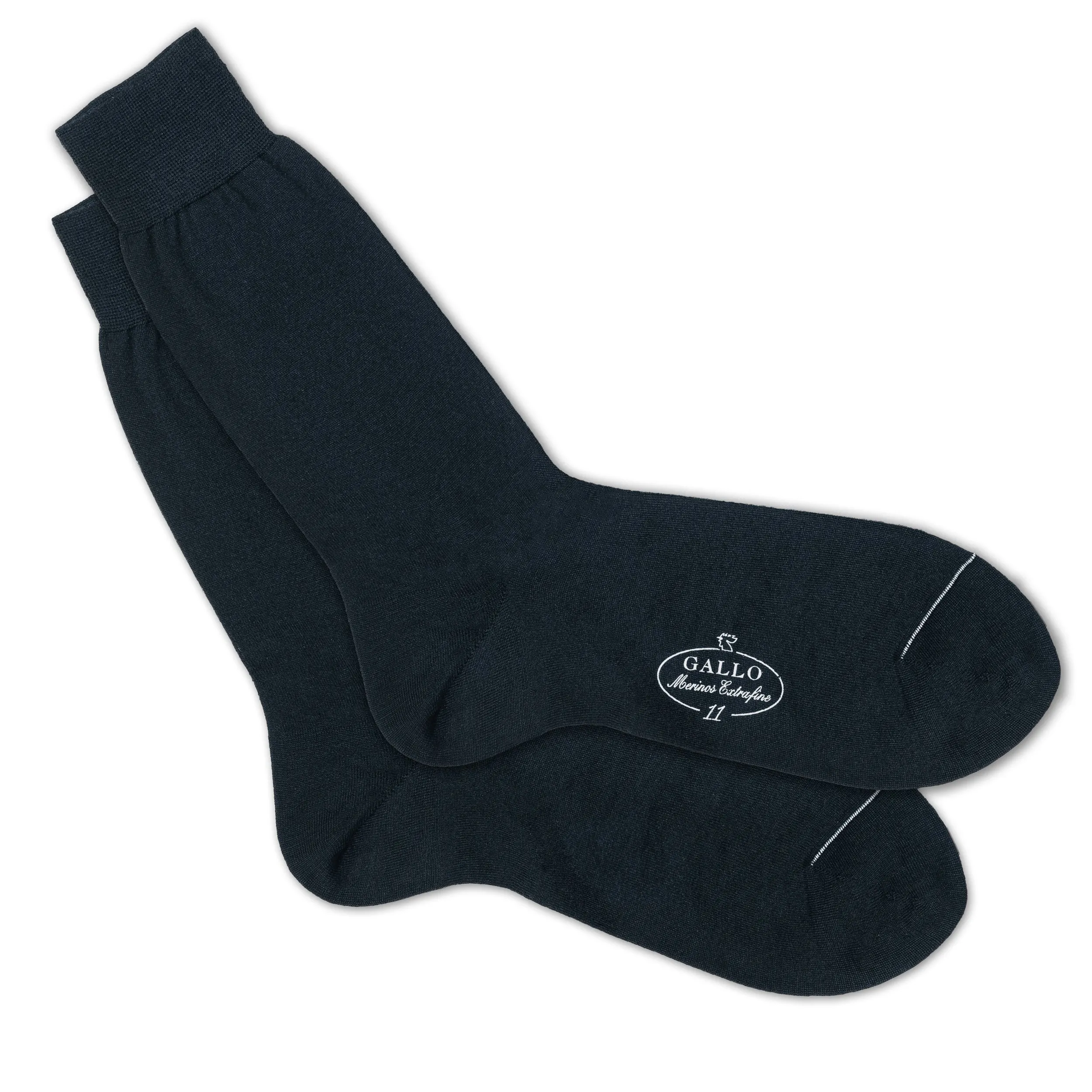 GALLO | Herren Baumwoll-Socken, glatt, nacht blau