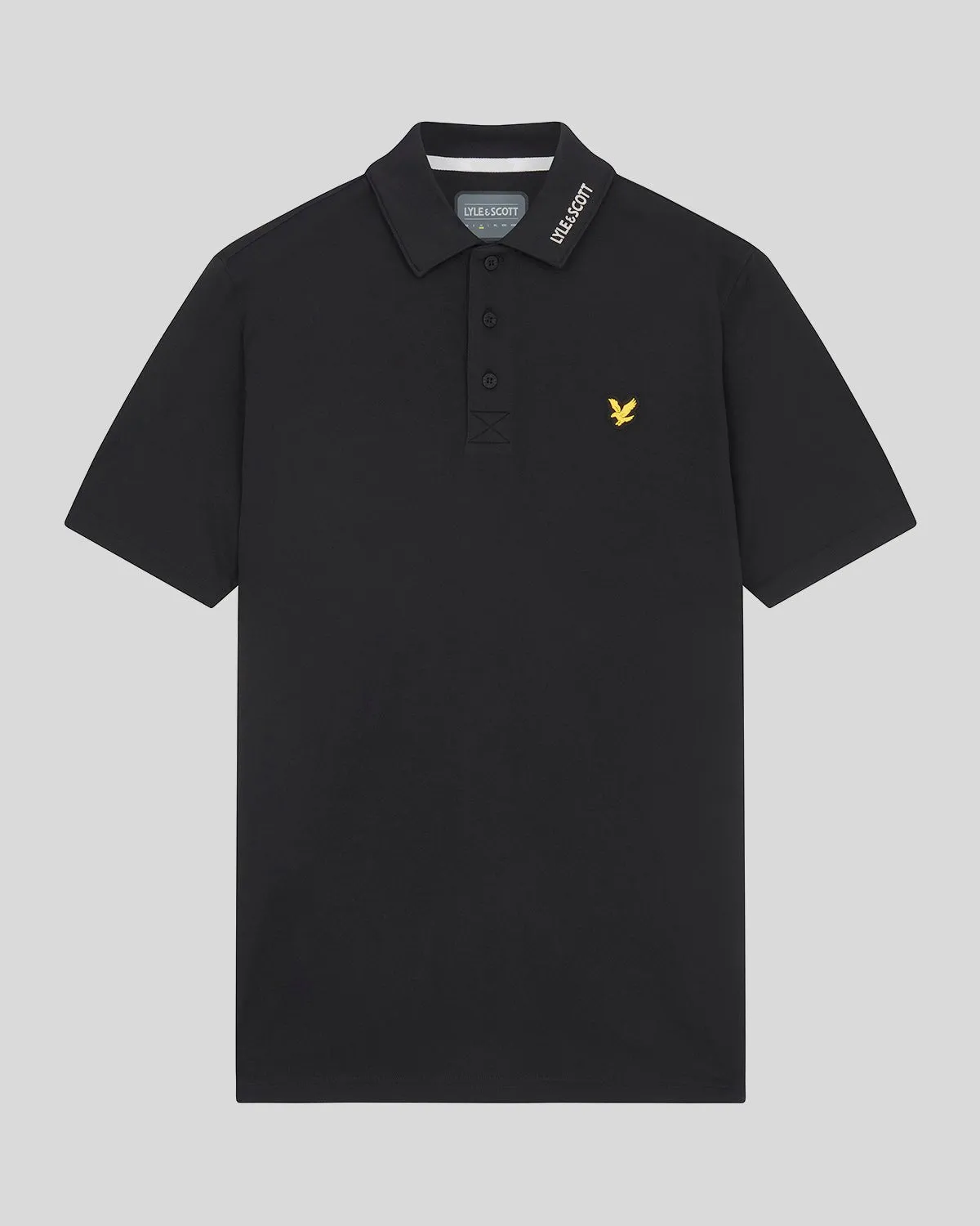 Golf Collar Logo Technical Polo Shirt