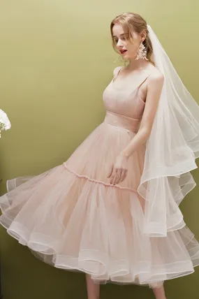 Green Tulle Short Prom Dresses Cute A-Line Homecoming Dresses Party Dress