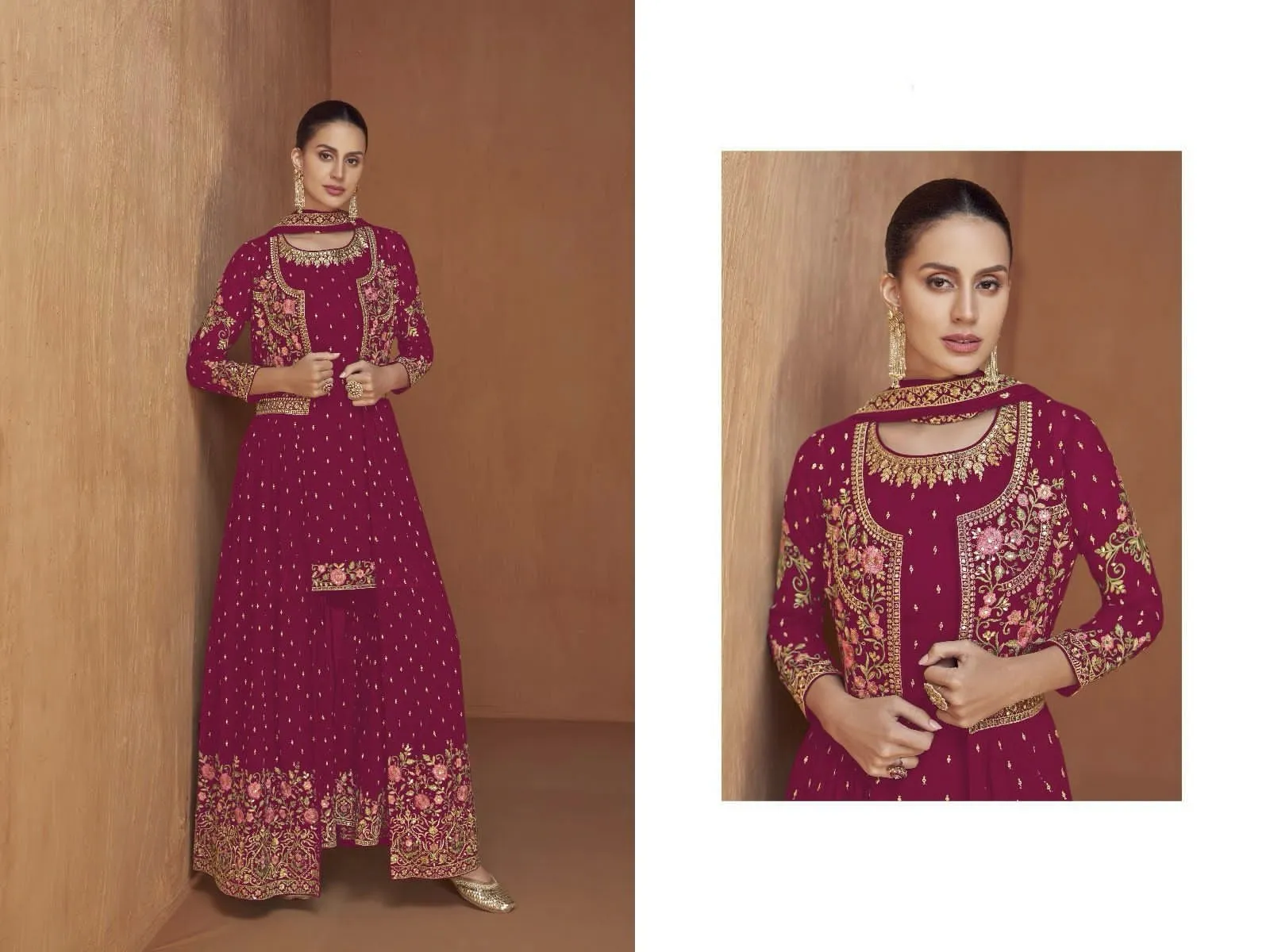Gulkayra Designer Jasmeen Heavy Salwar Suit D.No. 7429-D