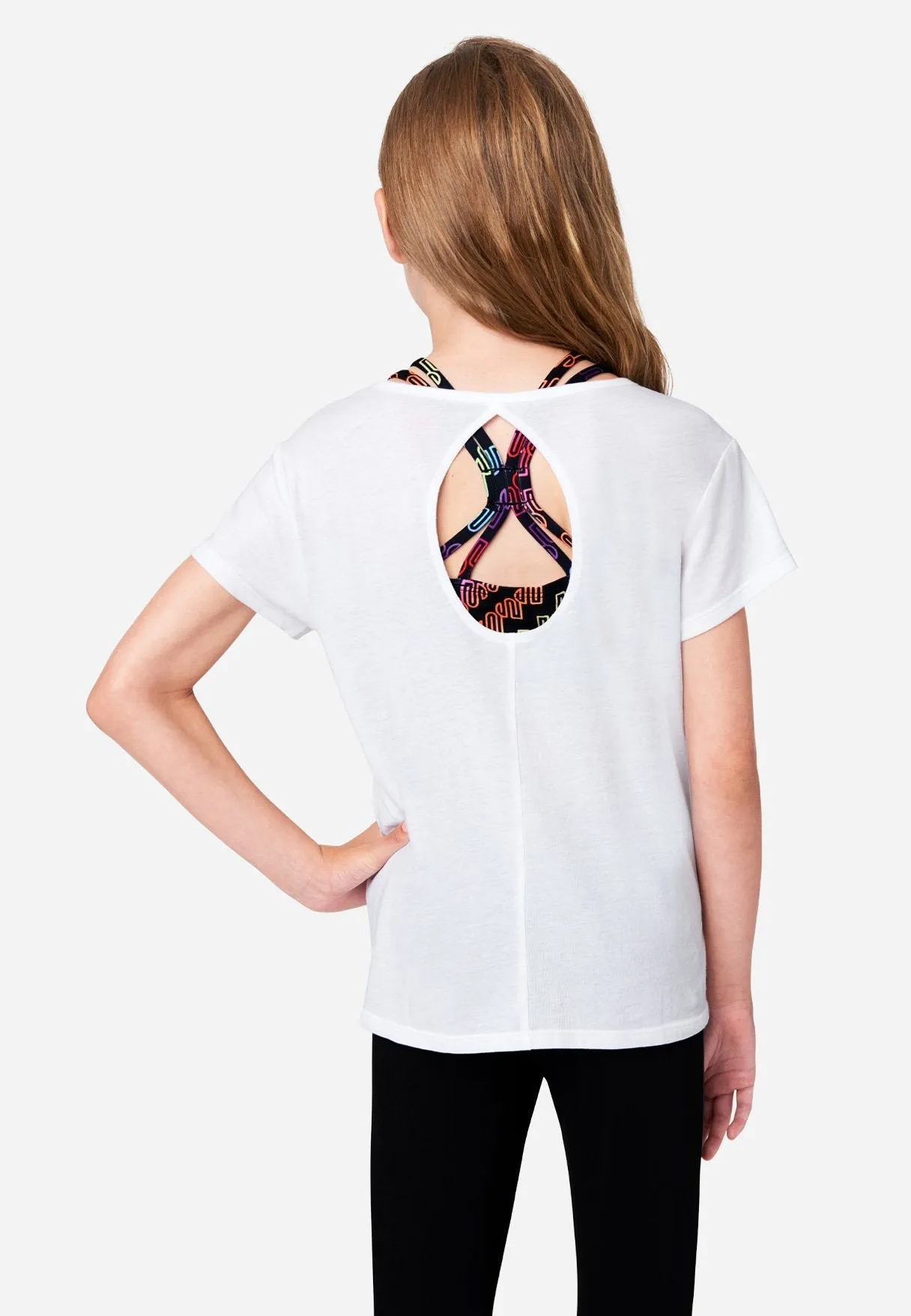 J Sport Graphic Layered Tank