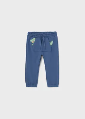 Mayoral Baby Boys Navy Crocodile Joggers