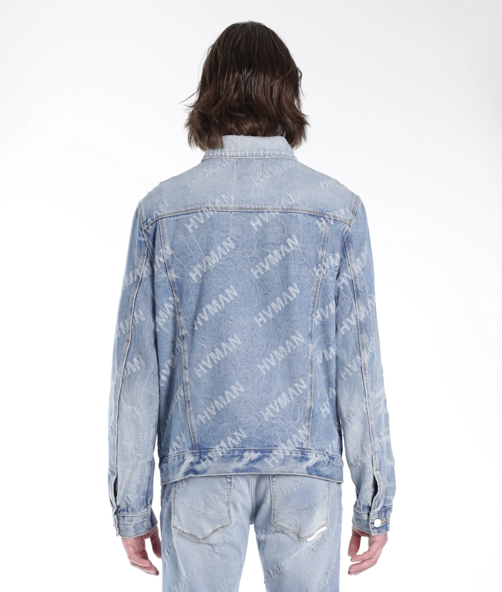 MK1  DENIM JACKET IN ACID REPEAT