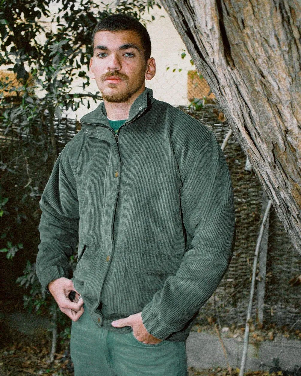Olive Corduroy Jacket