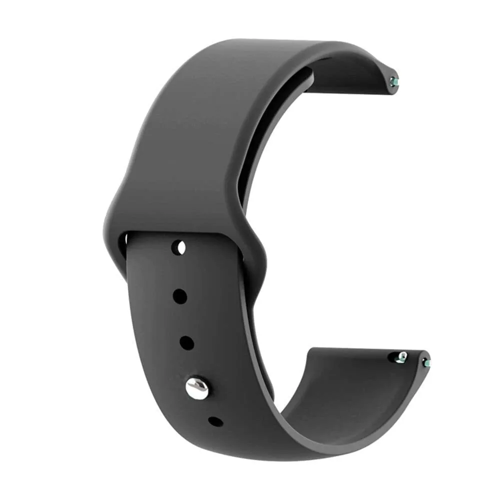 Silicone Button Style Watch Straps Compatible with Samsung Gear Live