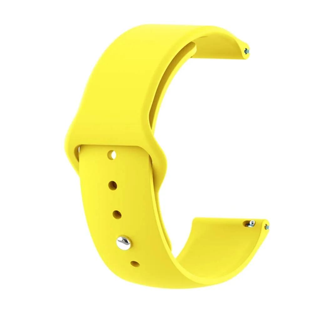 Silicone Button Style Watch Straps Compatible with Samsung Gear Live