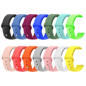 Silicone Button Style Watch Straps Compatible with Samsung Gear Live
