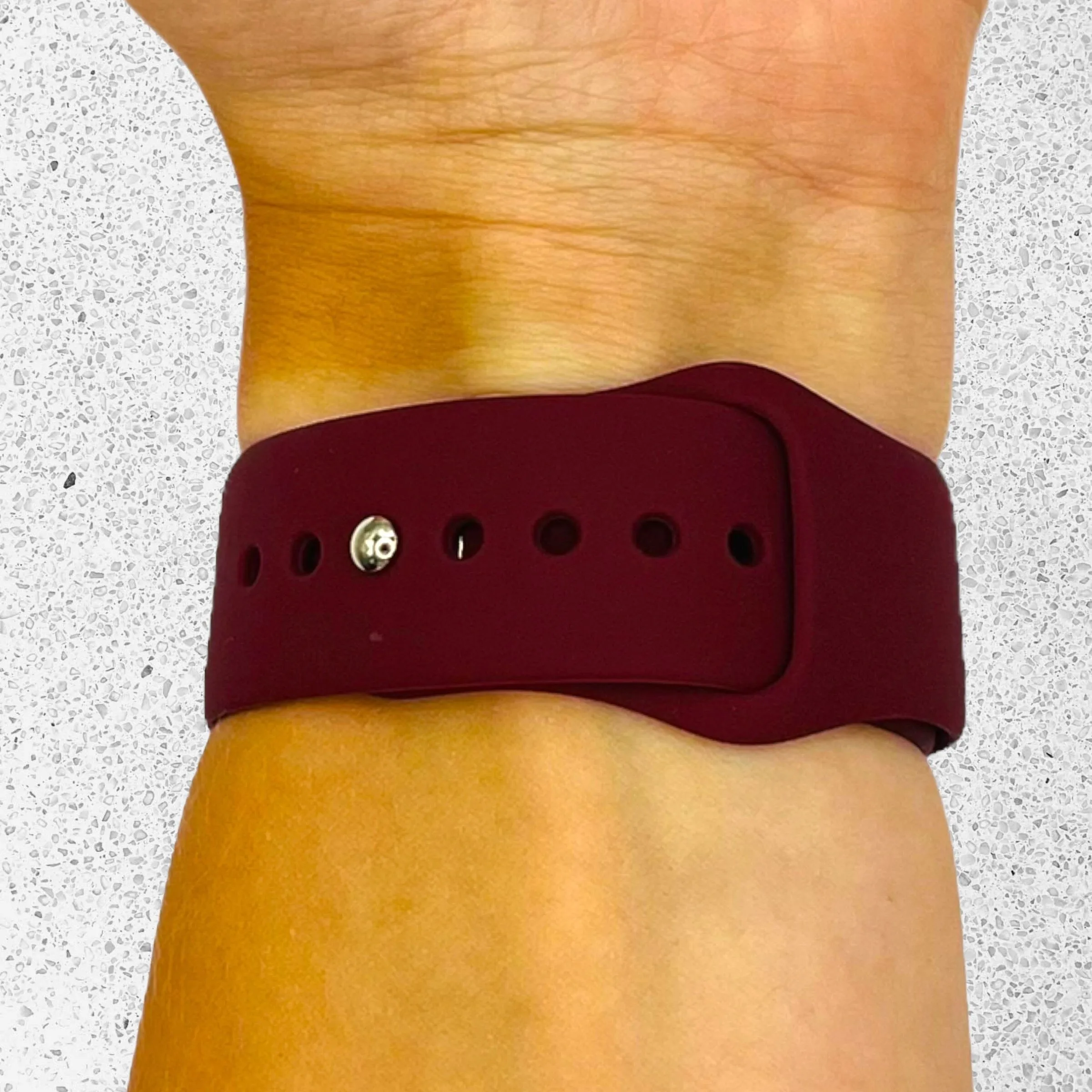 Silicone Button Style Watch Straps Compatible with Samsung Gear Live