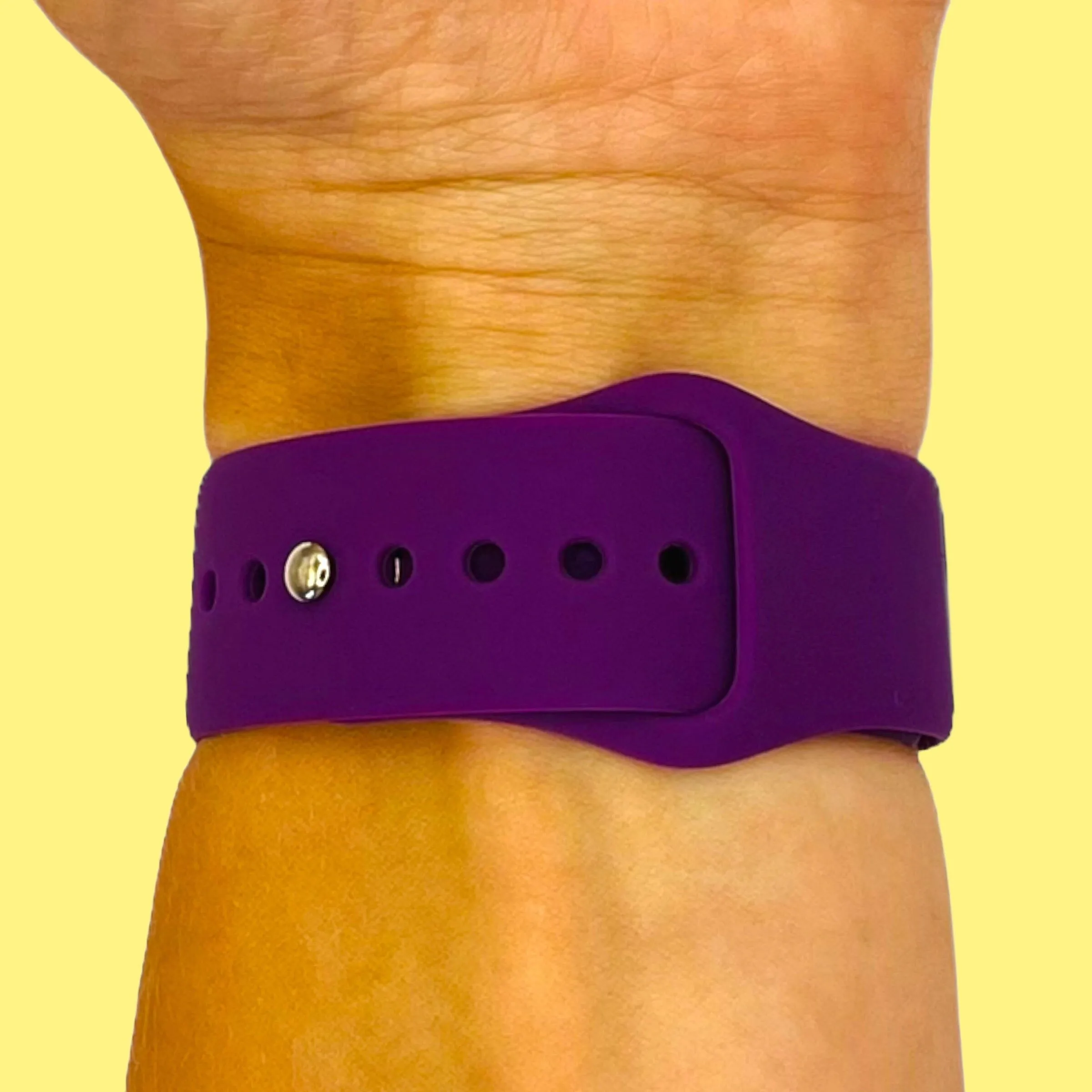 Silicone Button Style Watch Straps Compatible with Samsung Gear S2