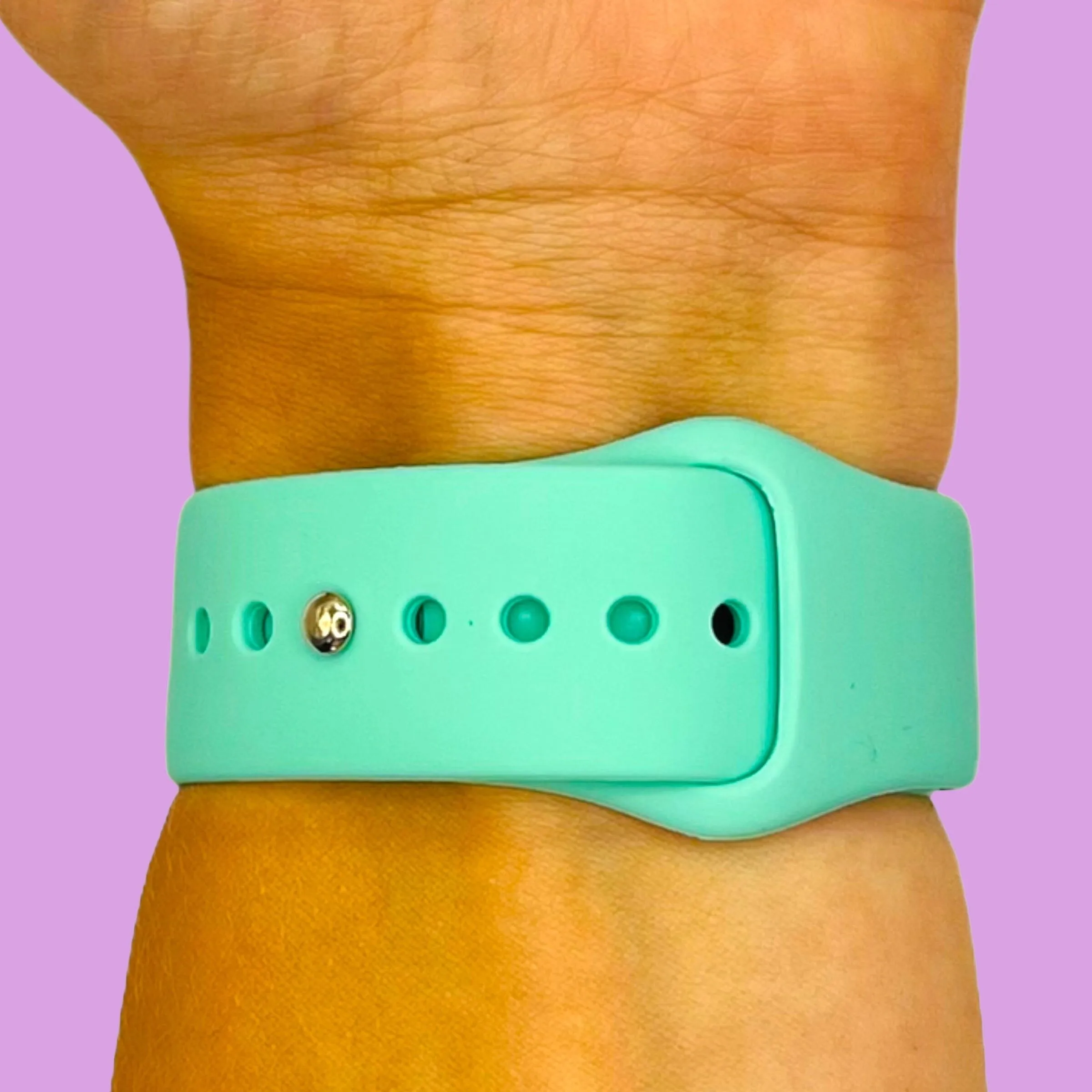 Silicone Button Style Watch Straps Compatible with Samsung Gear S2