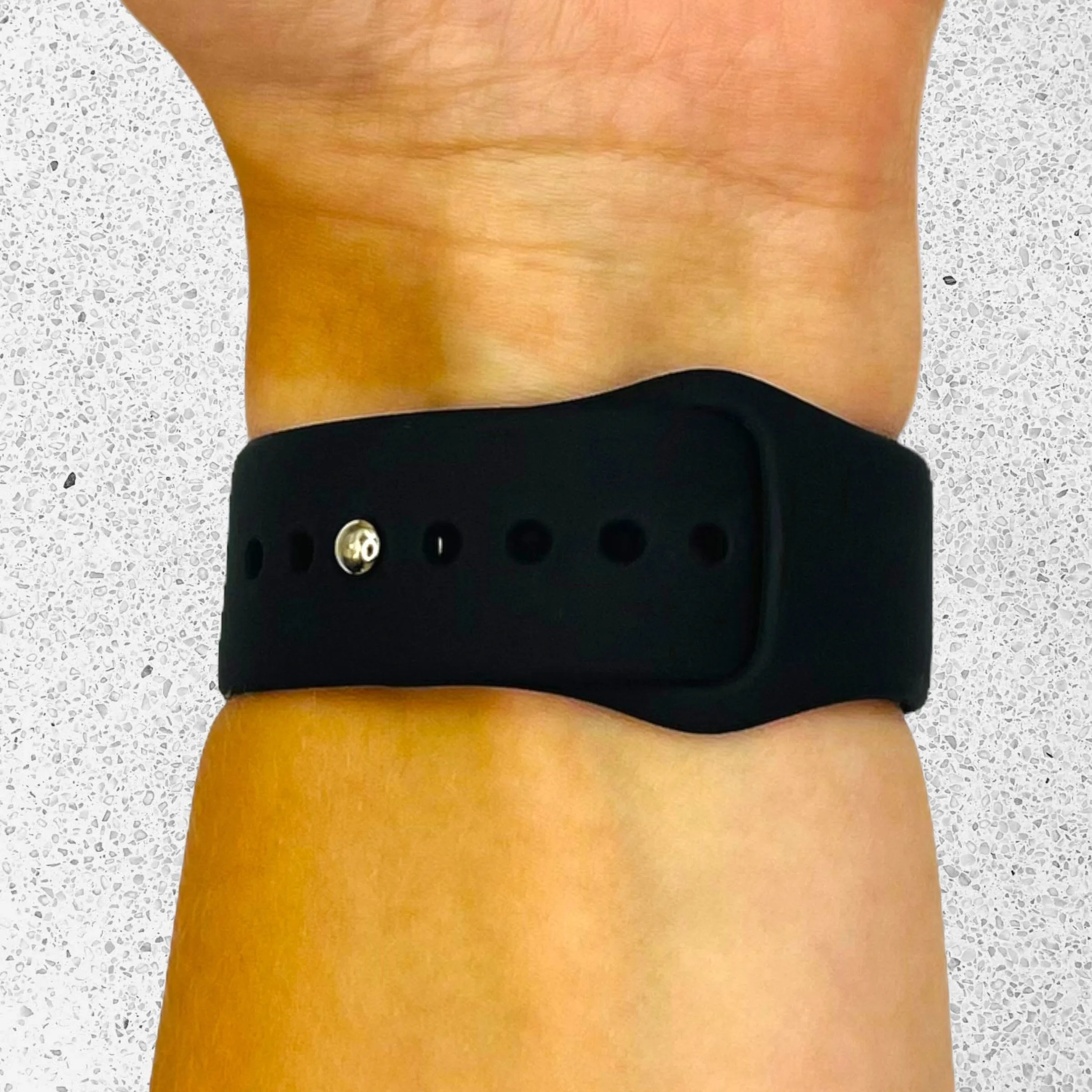 Silicone Button Style Watch Straps Compatible with Samsung Gear S2
