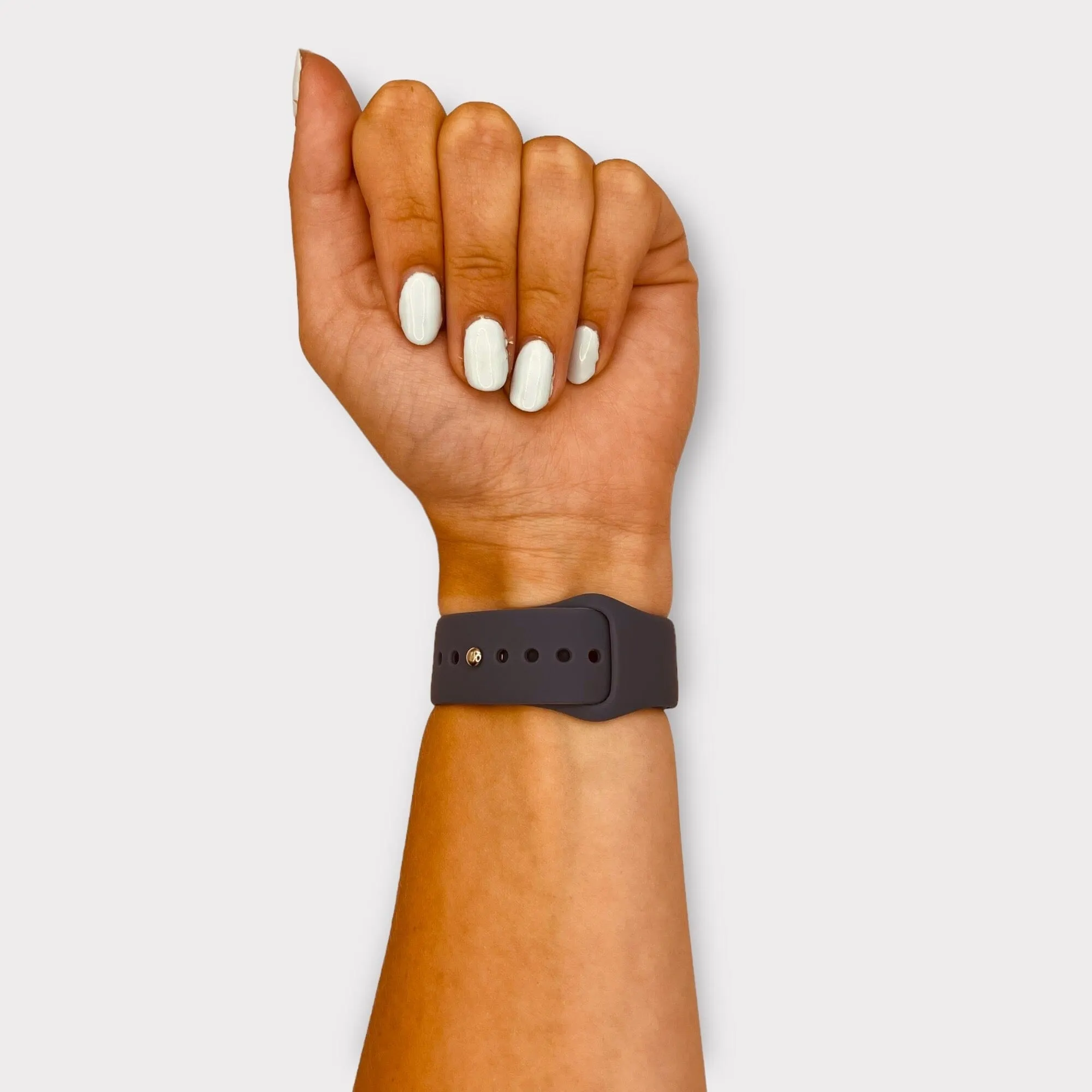 Silicone Button Style Watch Straps Compatible with Samsung Gear S2