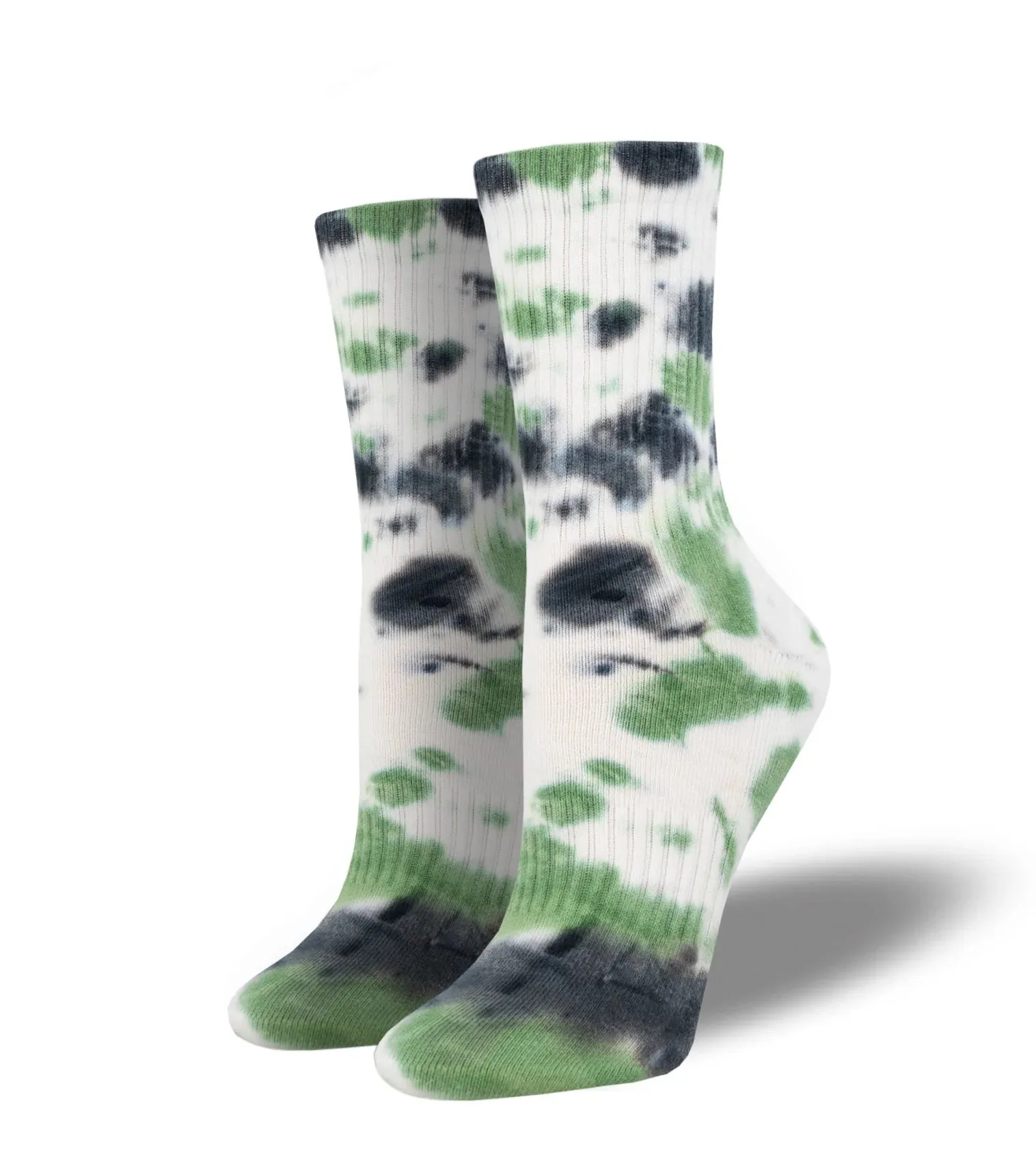 SOCK SMITH UNISEX "TIE-DYE" ATHLETIC SOCKS BLACK FOREST