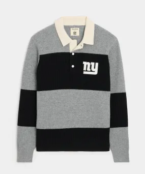 Todd Snyder   NFL by Fanatics Giants Cashmere Rugby Sweater
