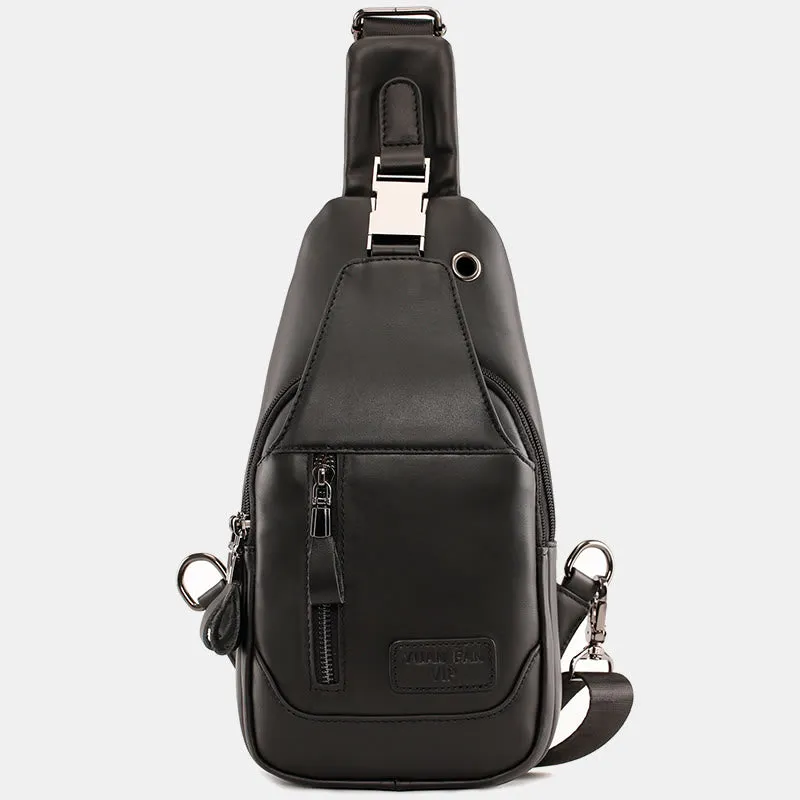 Vintage Genuine Leather Multi-function Sling Bag