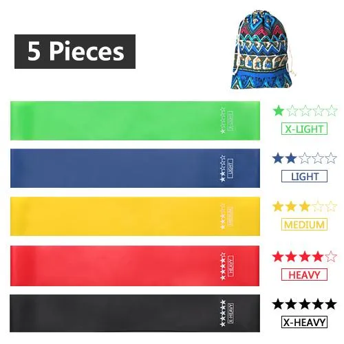 Yoga Resistance Bands Sets Sport Training Gum Gym Band Loops Exercise Fitness Rubber Elastic Bands Crossfit Workout expander